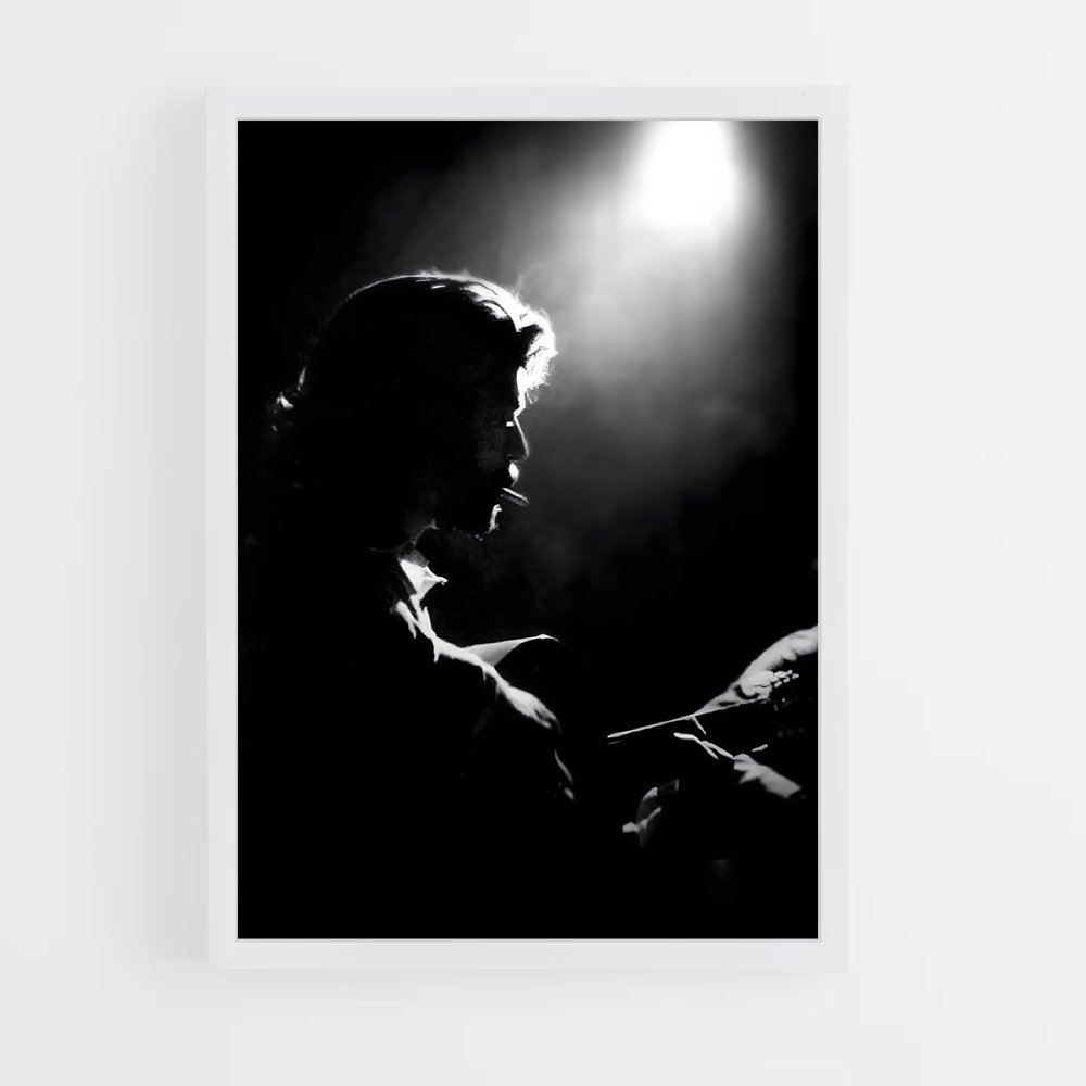 Poster Guitariste Élégant – affiche Danse (vue 3)